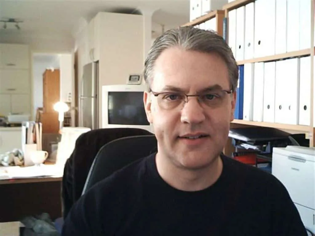 Paul Hughes at his office in Brisbane Australia