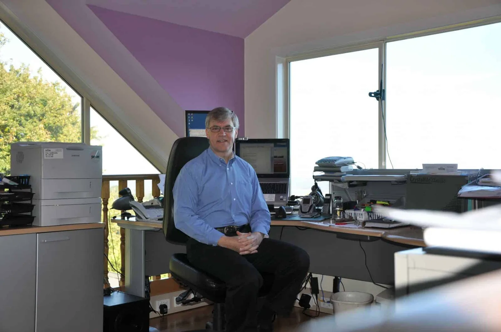 Paul Hughes at his office in Melbourne Australia
