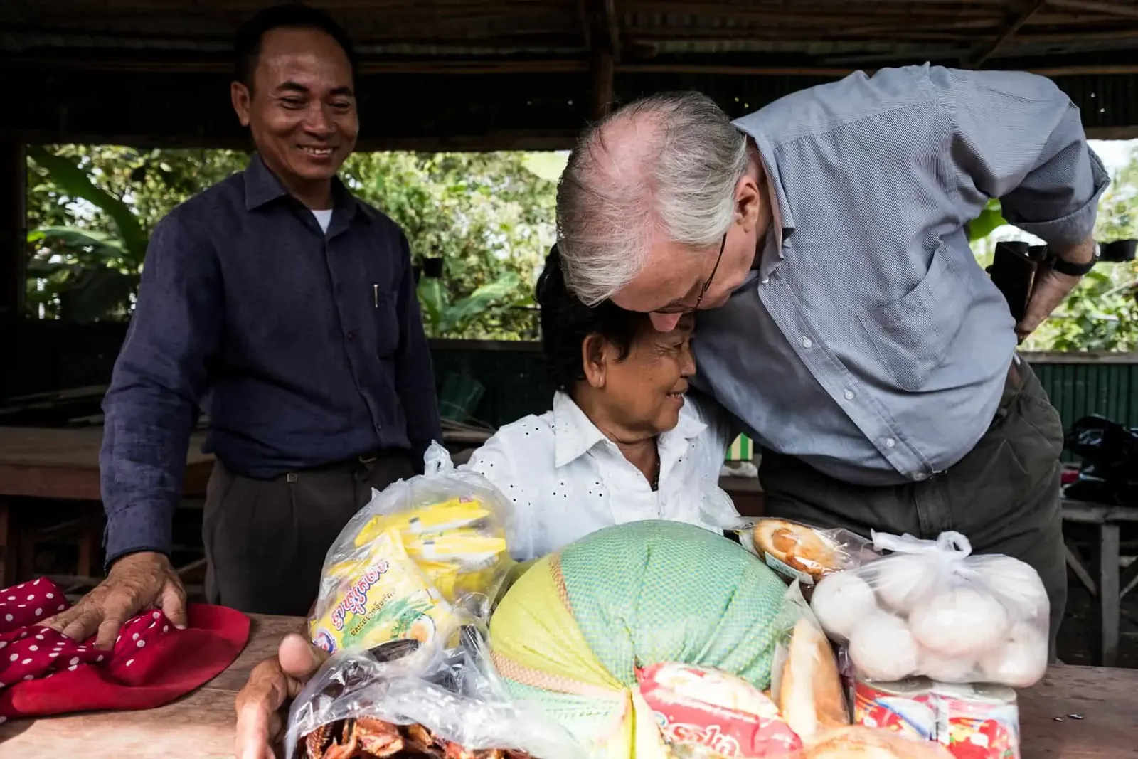 The elderly are so very grateful to be provided with support, food and having people visit them and talk to them.